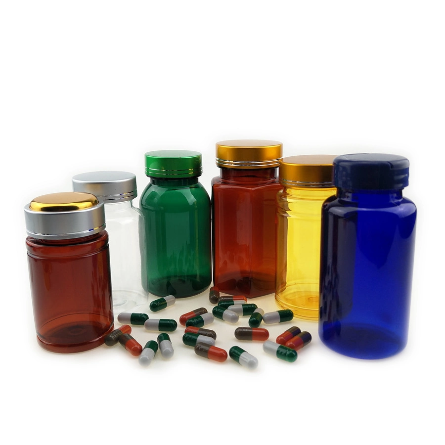 Food Grade Plastic Pet Safecare Medical Tablet Sterile Tubler Cylindrical Level Vials Bottles for Pharmaceutical