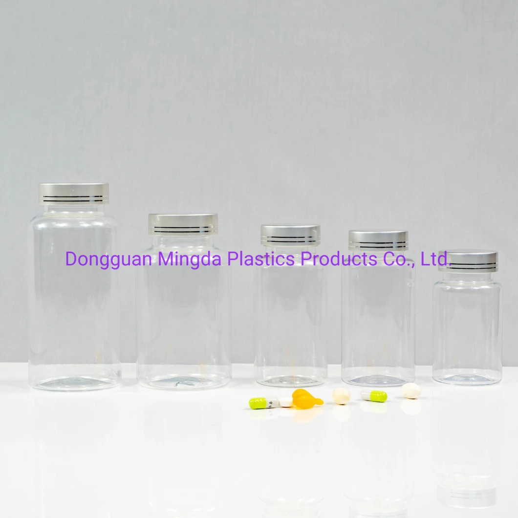 38mm Neck Hight Glossy Capsules Round Customized PCR Pet 150ml Bottle