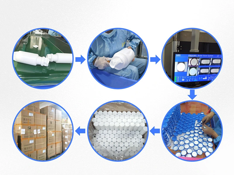 HDPE Irregular Shaped Medicine/Tablets/Capsule/Food Grade Packaging Plastic Ball Bottle 300ml