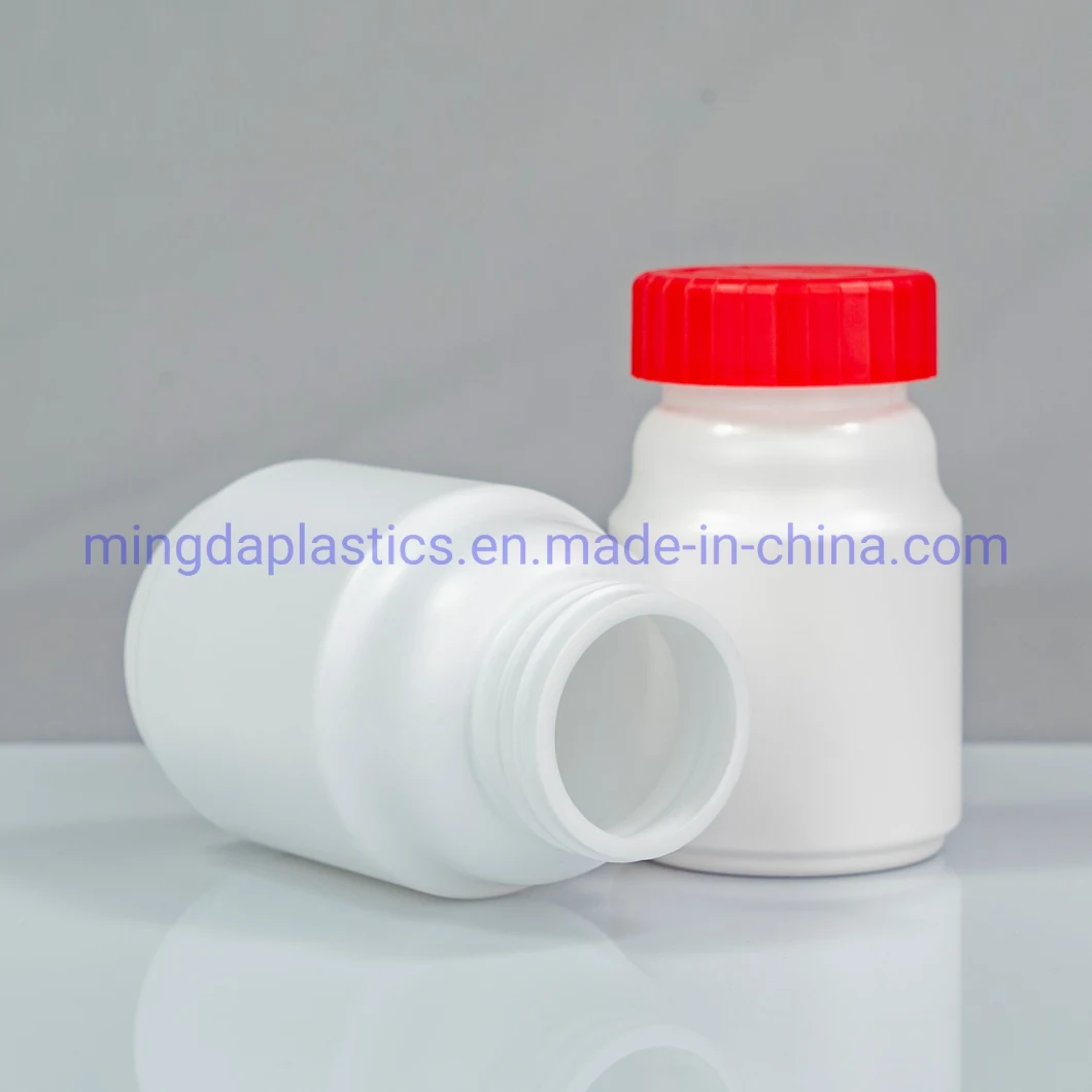 Manufacturers Irregular Round Jar CRC Cap High Density Hot Sale Empty Oxygen Resistance Food Medicine Healthcare Products Matte Skin 180ml HDPE plastic Bottle