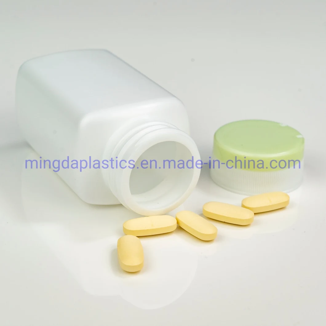 150ml Eco-Friendly Square Customized Food Medicine Grade Empty Plastic HDPE Bottle