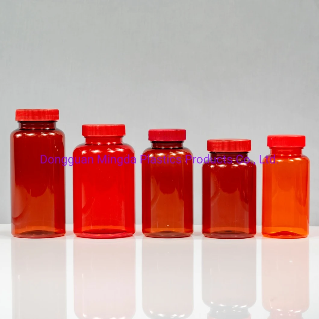 38mm Neck Hight Glossy Capsules Round Customized PCR Pet 150ml Bottle