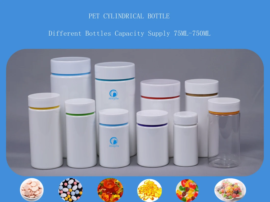 PET 180ml Cylindrical Bottle (MD-780)