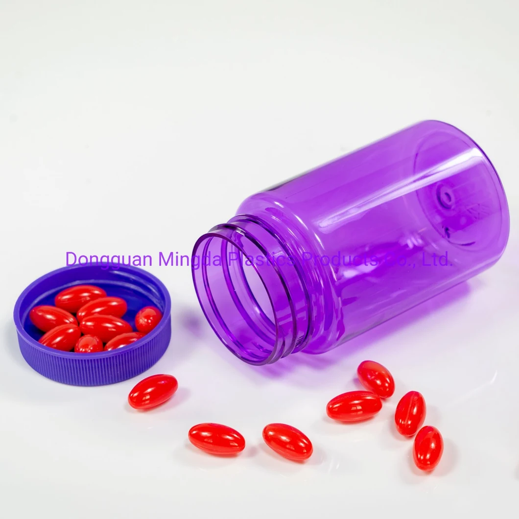 38mm Neck Hight Glossy Capsules Round Customized PCR Pet 150ml Bottle