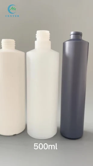 Leere Pressflasche, quadratisch, 100 ml, Pump-HDPE-Shampoo-Kunststoffflasche