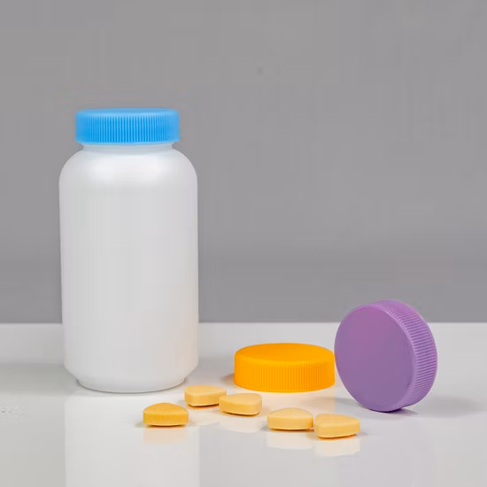 Hersteller unregelmäßiges rundes Glas mit hoher Dichte, heißer Verkauf, leer, sauerstoffbeständig, Lebensmittel, Medizin, Gesundheitsprodukte, matte Haut, HDPE, 150 ml, Kunststoffflasche